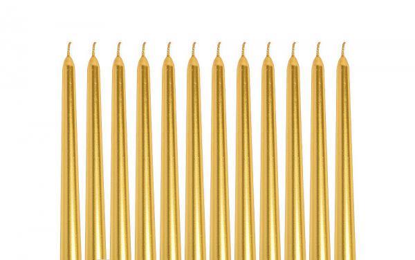 عرضه کننده شمع قلمی طلایی 30سانت